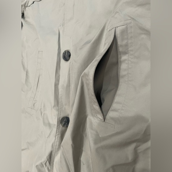 Johnston & Murphy Light Gray Trench Coat - Picture 10 of 14